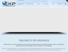 Tablet Screenshot of ckpinsurance.com